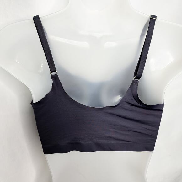Lucky brand Gray Nylon & Spandex Non underwire Lounge Lightweight  Bra Size L - Picture 5 of 5